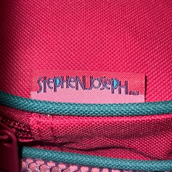 Stephen Joseph unicorn 🦄 backpack kids school bag pink purple turquoise - Picture 8 of 13
